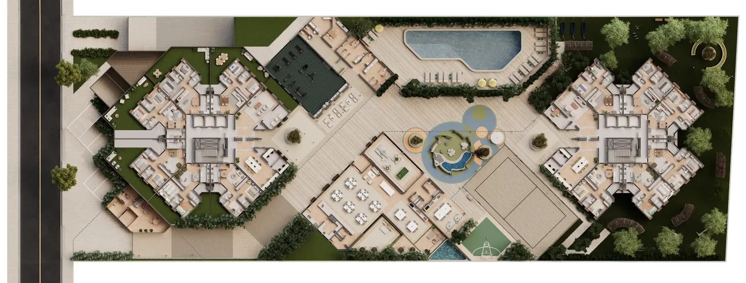 Amalfi Residence — Jardim Santa Rosa, Maringá, projeto Construtora Design